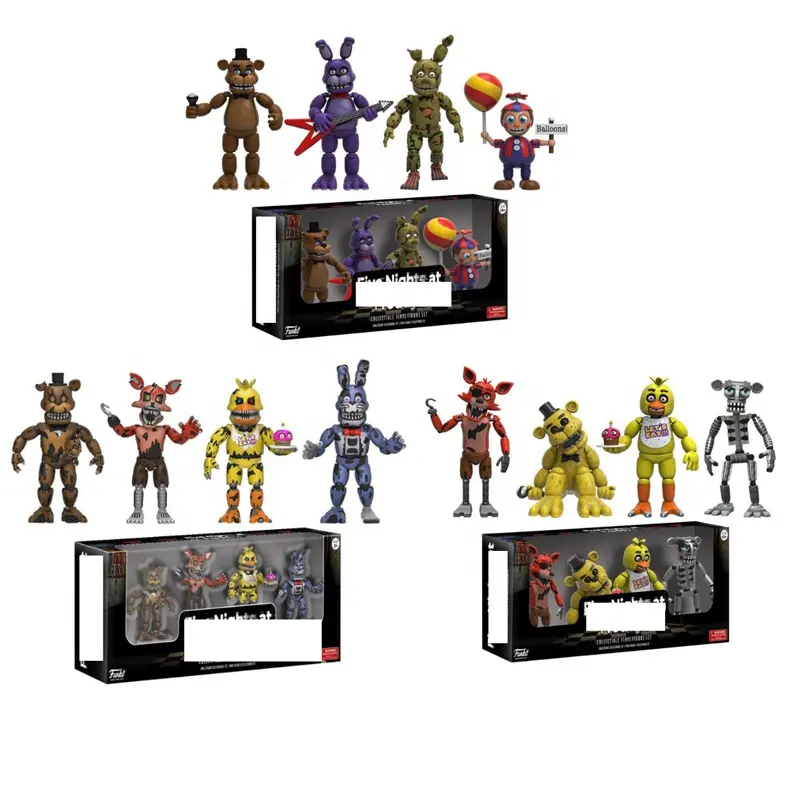 ROXGOCT Nouvelle arrivée Five Nights At Freddy Action Figures 6 pcs/pack FNAF Toy Model