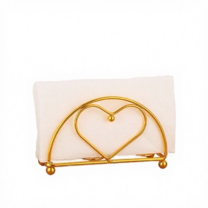 Adornos para Mesa de Comedor de Hoteles, Caja de Pañuelos Metálica de Diseño Europeo, Portátil y Duradera, Porta Servilletas Dorado para Restaurantes, OEM - Product Image 2