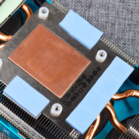 Pads thermiques conducteurs en silicone gris-bleu personnalisés pour ordinateur, découpés à l'emporte-pièce, 1-20W/Mk, 3mm, haute température, pour GPU/CPU RTX 3080