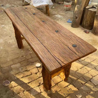 Table en bois moderne Tables de restaurant Table en bois simple de restaurant