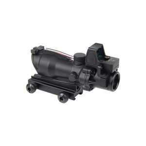 <span class=keywords><strong>4X32</strong></span> Fibra Real com Red Dot Sight Red Green Dot Iluminado Âmbito Retículo para a caça ao ar livre - Product Image 4
