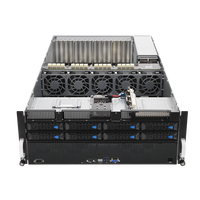 Nouveau serveur GPU double socket ESC8000A-E11 8*3.5" 4U doté de huit GPU double slot et d'une alimentation 4*3000W