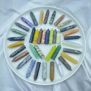 5-6cm Natural Crystal Healing Stones Crystal Points Hand Cut Multi Materials Available Pocket Stones Crystal Tower Bulk - Product Image 1