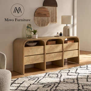 Hiện đại truyền thống thiết kế gỗ ngăn kéo lưu trữ phương tiện truyền thông giao diện điều khiển phòng ngủ tự chọn bên tủ phòng khách bên tủ tùy chỉnh - Product Image 3