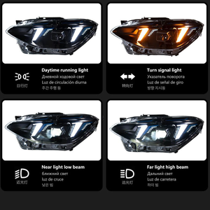 Nuevo Faro Delantero SJC F20 de Doble Color 6000K DRL, Ojos de Serpiente Automáticos, 6V 36W 6000 Lúmenes para Serie 1 116i 12-14 - Product Image 4