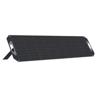 Chargeur solaire pliable haute efficacité OEM HPBC 100w 120w 150w 200w 300w, panneaux solaires portables pliables avec port USB A et C