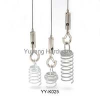Fabricant Pince à câble en acier Pince à crochet Plafond Suspension Système de câble de suspension Pince à câble réglable