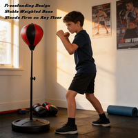 Sac de frappe gonflable en PU pour enfants, ensemble d'entraînement pour la maison, la salle de jeux et l'extérieur, anti-stress, vente en gros usine