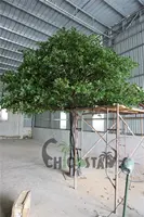 Artificial Bonsai High Quality Indoor And Outdoor Decoration Large Green Ficus Plants Artificial Banyan Tree Plant Bonsai Banyan Tree