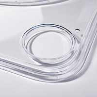 Panneau en polycarbonate transparent thermoformage coupe personnalisée accessoires de voiture en polycarbonate bouclier de protection en polycarbonate