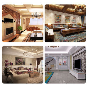 Cuir de style afghan imperméable de 0.45mm pour meubles, cuir artificiel de mode personnalisé en gros pour <span class=keywords><strong>nappe</strong></span> - Product Image 4