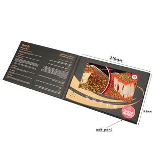 <span class=keywords><strong>Livre</strong></span> vidéo numérique de haute qualité de 7 pouces avec 3X télécharger une mini carte de brochure vidéo vierge dans une boîte cadeau haut de gamme - Product Image 4