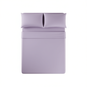 Juego de Sábanas VIANNEY HOME SHEETS Lilac, Tamaño Individual, Algodón Transpirable Hipoalergénico, Ropa de Cama para el Hogar - Product Image 1