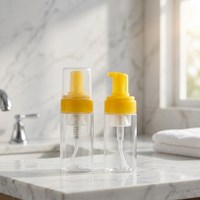 Bouteille ronde en plastique pour mousse avec pompe à mousse pour emballage de savon liquide/shampooing, logo personnalisé OEM