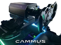 Volant et pédalier de simulation de course CAMMUS en alliage d'aluminium pour PC, utilisation intérieure/extérieure, idéal pour la maison ou les salles de jeux.