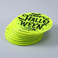 Pegatinas de Neón para Halloween, Calcomanías Fluorescentes para Botellas, Laptops y Ventanas, Decoración Luminosa Impermeable, Recuerdos para Fiestas de Disfraces