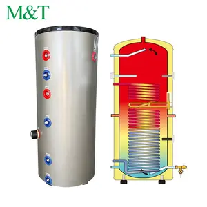 Guangdong M&T Supply Energy Conservation 100L 200L 300L 400L 500L Water Tank Air Source Heat Pump Single Coil Hot Water Tank