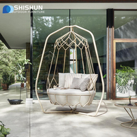 Moderne et à la mode extérieur jardin patio suspendu plafond chaise berçante oeuf chaise meubles