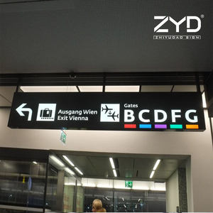 Panneaux directionnels multilingues pour aéroports internationaux et gares de bus interurbains, pictogrammes standard - Product Image 5