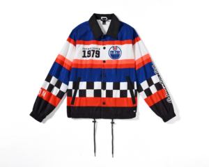 Chaqueta Bomber de Satén de Seda Bordada Personalizada para Hombre, Diseño de los <span class=keywords><strong>Philadelphia</strong></span> 76ers, Cuello Alto, Talla XL, Teñida y Procesada - Product Image 1