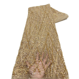 slim fit dress slacks FEMME ARISTOCRATE | GOLD LACE DRESS main image 0