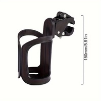 Support de bouteille d'eau multifonctionnel à 360 degrés pour poussette, vélo, guidon de vélo, accessoires de vélo