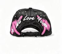 Casquettes Sportives 5 Panneaux Barbas 31 en Gros – Chapeaux à Large Bord Noirs en Polyester/Coton G5 – Casquettes Originales avec Logo Brodé de Perles