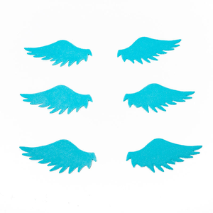 280 pièces/sac, papier de riz comestible en forme d'aile, fournitures de décoration de gâteaux, papier gaufré en forme d'aile, feuille de sucre, icône pour boulangerie - Product Image 3