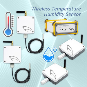 4 Sets RF <b>Wireless</b> <b>Temperature</b> and humidity <b>Sensor</b> Stable <b>Wireless</b> Connection, Easy Setup and Wide Coverage For Industrial Use - Product Image 1