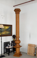 Colonne de piliers romains en bois massif personnalisés Maison Villa Hôtel Piliers d'intérieur décoratifs