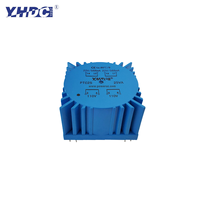 YHDC 25VA double 110V/115V/120V entrée double 7V/9V/12V/15V/18V/22V AC sortie audio utilisation PCB transformateur toroïdal PTC25