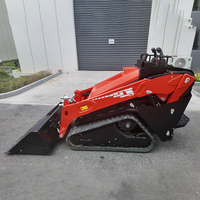Minipala cingolata diesel Kubota Euro 5 EPA con trinciatrice forestale e tosaerba, capacità 400KG/600KG/1100KG