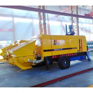 Bomba de Cemento con Motor Diésel JIUHE de Fábrica China, Equipo de Colocación de Concreto, Bomba de Concreto de Remolque en Venta - Product Image 5