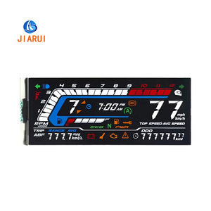 <strong>Custom</strong> VA Black <strong>7</strong> <strong>segment</strong> <strong>display</strong> 4 Digit Monochrome <strong>LCD</strong> <strong>Display</strong> PIN Connect With Backlight for Motorcycle Odo meter - Product Image 5