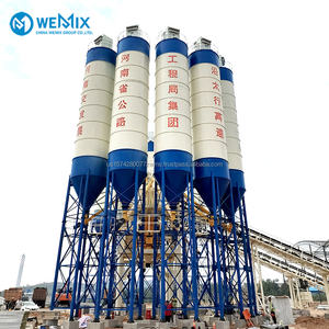 HZS120 Wemix 120 m/h Ligne de production stationnaire de centrale à béton entièrement automatique avec prêt à l'emploi pour la construction - Product Image 1