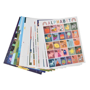 Tarjetas de Cartulina con Laminado Mate Personalizadas para Educación Temprana, Diseño Simple de Tarjetas de Papel Cognitivas para Jardín de Infancia - Product Image 3