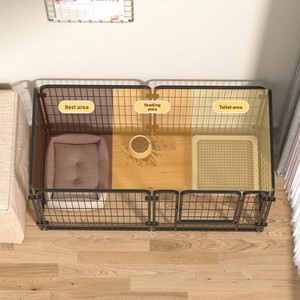 Miglior Recinto per Cani Personalizzabile in Acciaio per Interni ed Esterni, Sicuro per Gatti e Piccoli Animali, con Struttura Solida - Product Image 3