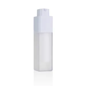 15Ml/20Ml/30Ml 50Ml High End Gerecycled Plastic Fles Cosmetische Huidverzorging Verpakking Flessen Met twist Airless Pomp Flessen