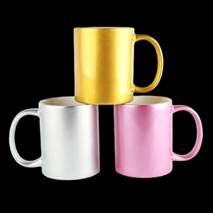 Tazza ad Alta Capacità in Ceramica con Trasferimento Termico, Colore Oro e Argento, Confezione Regalo, Tazze da Caffè Personalizzate CLASSIC con Manico - Product Image 5