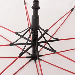 Parapluie de golf robuste, grand parapluie coupe-vent avec armature en fibre de verre, impression personnalisée, parapluie en gros - Product Image 5