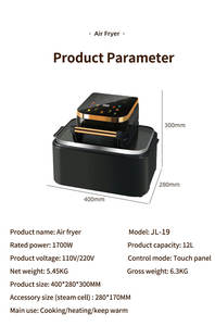 <span class=keywords><strong>Freidora</strong></span> Digital Inteligente <span class=keywords><strong>de</strong></span> Acero Inoxidable <span class=keywords><strong>de</strong></span> 15 <span class=keywords><strong>Litros</strong></span> a <span class=keywords><strong>Precio</strong></span> <span class=keywords><strong>de</strong></span> Fábrica, <span class=keywords><strong>Freidora</strong></span> <span class=keywords><strong>de</strong></span> Aire Moderna <span class=keywords><strong>de</strong></span> 12L con Ventana Visible, Multifuncional para Cocina Doméstica - Product Image 6