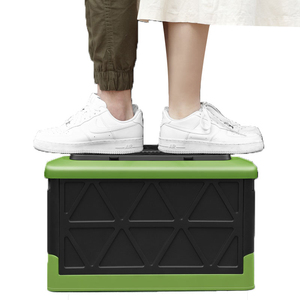 Anjuny Korea Creative Outdoor Folding Storage Box Camping Storage Container Plastic Storage Box