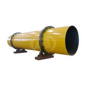 Tambor secador rotativo de bentonita para residuos de plantas, tambor pequeño de alta calidad para residuos de vinaza, río, bentonita
