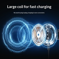 Support magnétique pour téléphone de voiture avec charge sans fil 15W, fixation sur grille d'aération, lumière ambiante RGB, chargeur sans fil pour navigation automobile