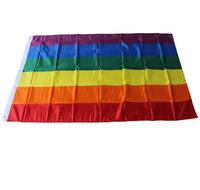 Shenzhen Large polyester gay arc-en-ciel drapeaux LGBTQ 14X21cm drapeau de fierté LGBT imprimé à la main