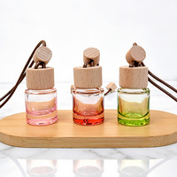 Flacon de parfum pour voiture en verre cristal coloré, 8 ml, diffuseur d'air frais pour la décoration intérieure de voiture, vente chaude