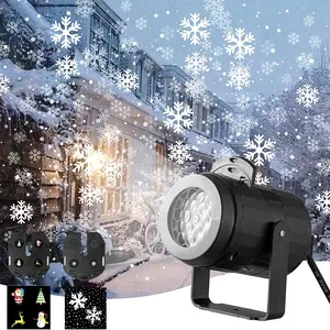 Nuovo Super Large Screen 16 immagini Christmas Play House Dress Up Toys Snow Man Holiday lampada di proiezione rotante ad alta luce