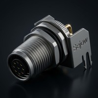 Sejow M8 3Pin 4Pin PCB IP67 Blindado M8X1mm Codificación A Chapado en Oro OEM Personalizado