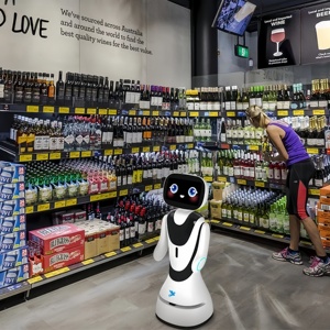 Robot de réception intelligent <span class=keywords><strong>Timo</strong></span> Robot de service AI avec reconnaissance faciale ChatGpt Interaction vocale Robot de réception à usage commercial - Product Image 1