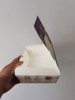 Boîte à emporter Récipient d'emballage de restauration rapide Support pour frites Récipient alimentaire écologique jetable
